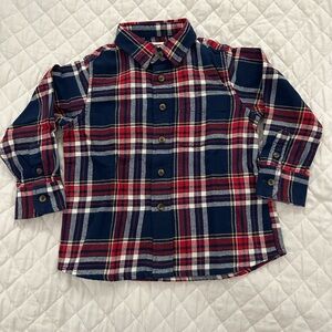 Crewcuts flannel shirt toddler Sz 2 New